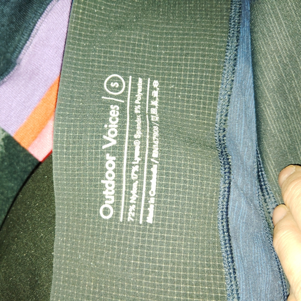 OUTDOOR VOICES Tech Sweat Two Toned Leggings - Picture 9 of 9